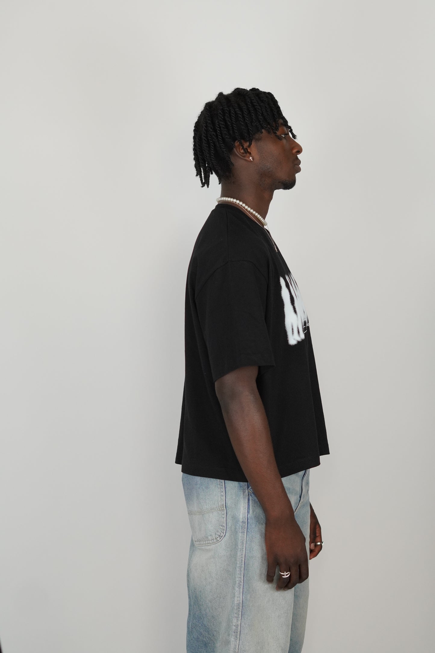 Cropped T-Shirt Black