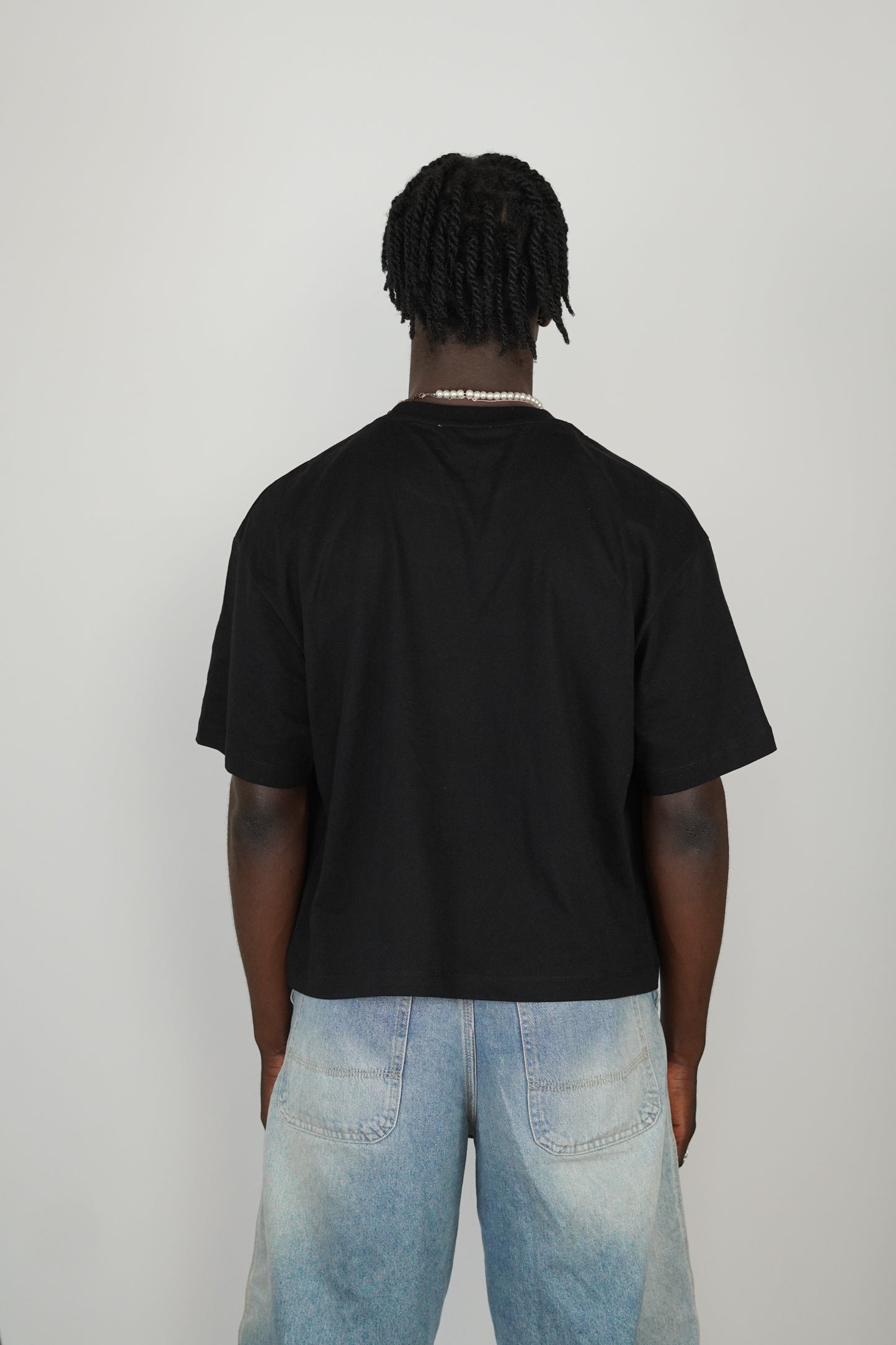 Cropped T-Shirt Black
